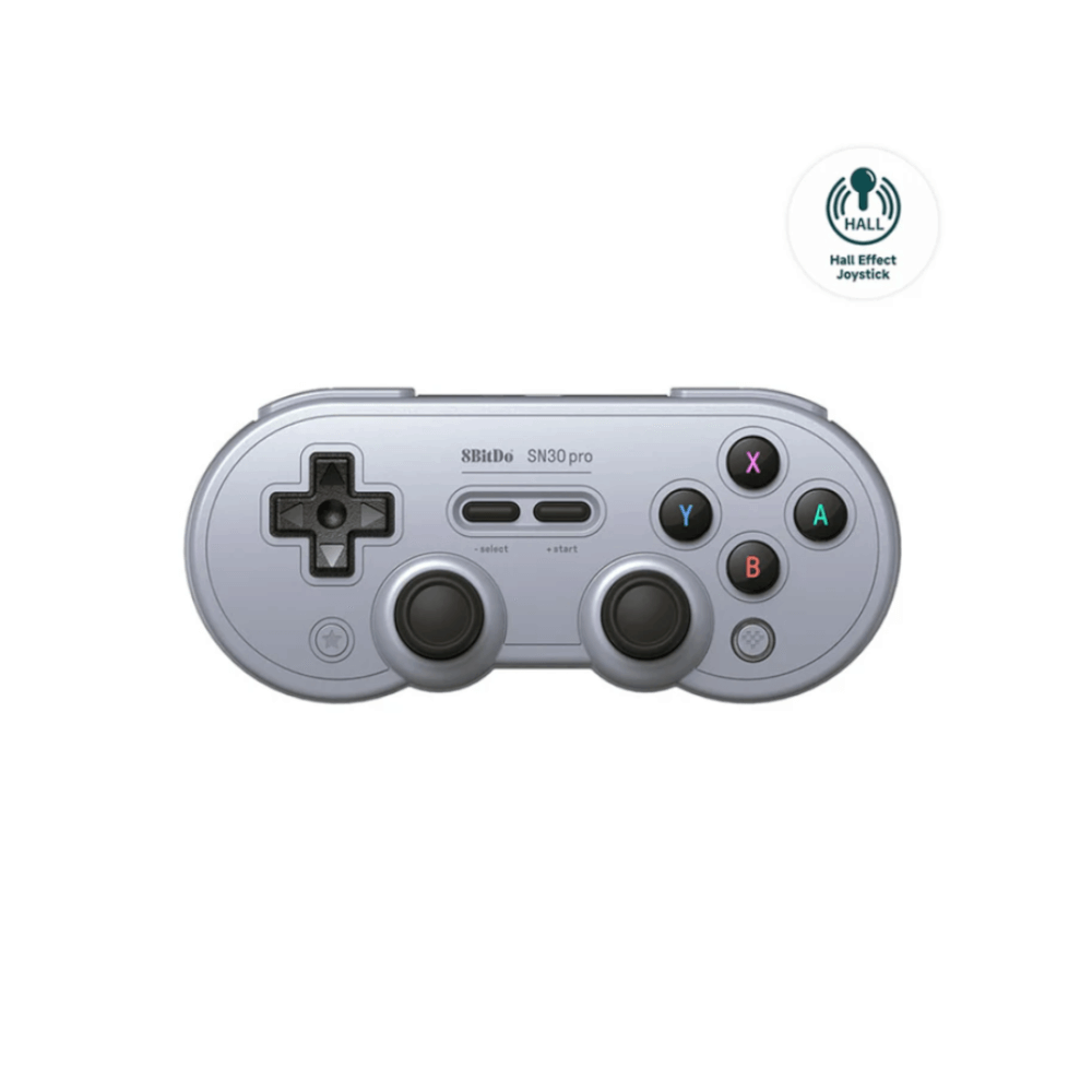 จอยเกมไร้สาย 8Bitdo SN30 Pro สีเทา/ปุ่มดำ