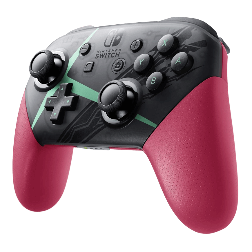 จอยเกมไร้สาย Nintendo Switch Pro Controller Xenoblade Edition สีแดง