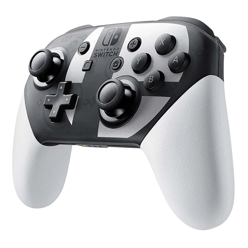 จอยเกมไร้สาย Nintendo Switch Pro Controller Smash Bros. Edition สีขาว