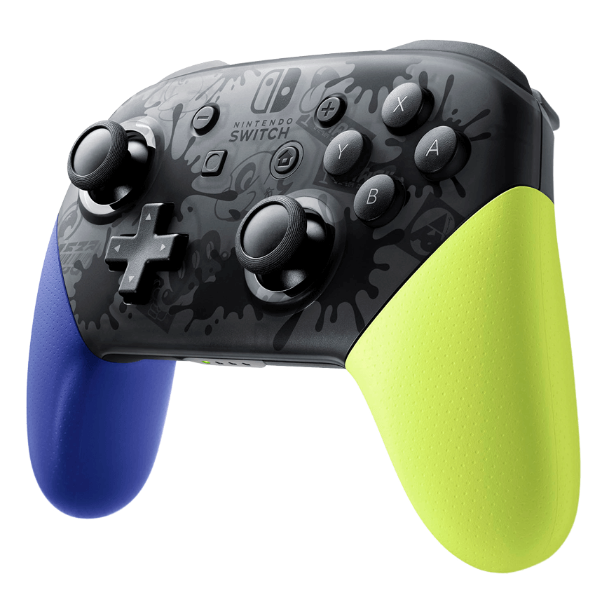  จอยเกมไร้สาย Nintendo Switch Pro Controller Splatoon3 Edition สีน้ำเงิน/เขียว