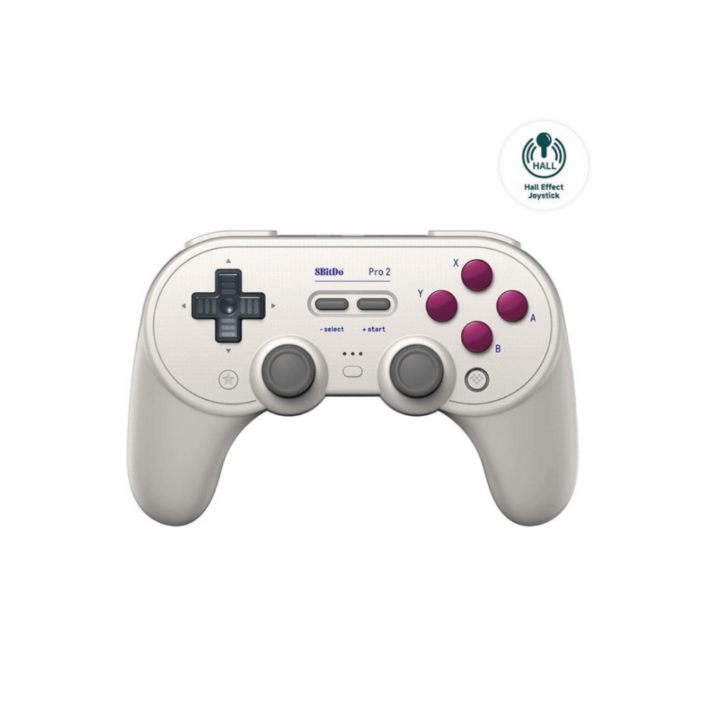 จอยเกมไร้สาย 8Bitdo Pro 2 80GK สีเทา/ปุ่มม่วง