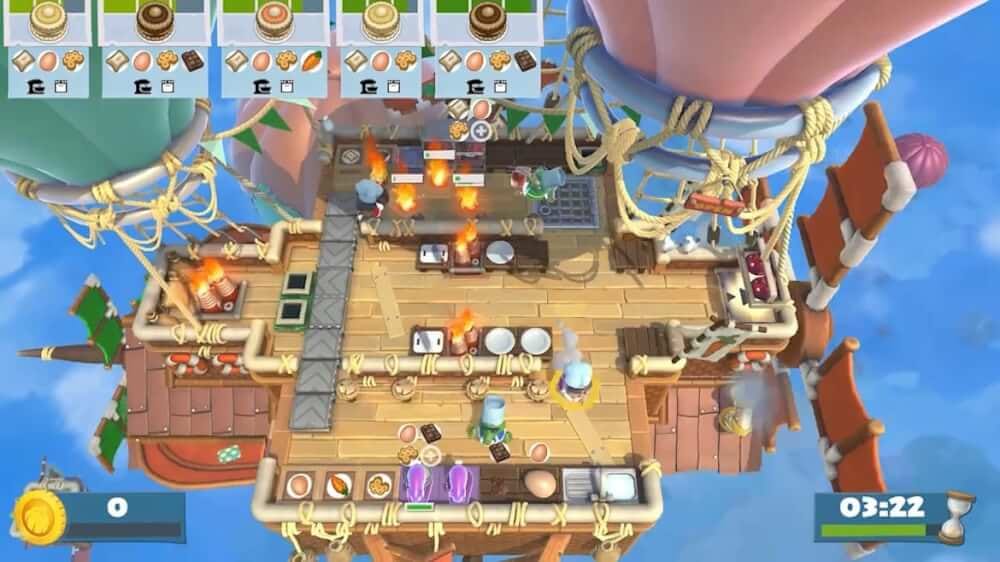 แผ่นเกม Nintendo Switch Game Overcooked All You Can Eat ภาษาอังกฤษ 