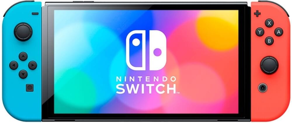 เครื่องเกม Nintendo Switch OLED สีนีออน แดง/ฟ้า