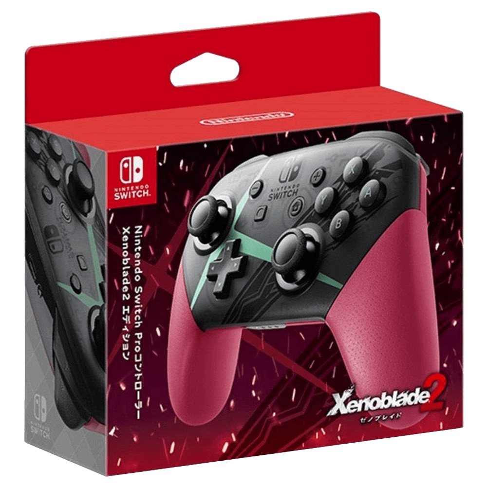 จอยเกมไร้สาย Nintendo Switch Pro Controller Xenoblade Edition สีแดง