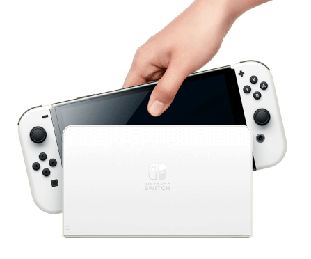 เครื่องเกม Nintendo Switch OLED สีขาว_3