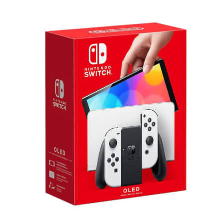เครื่องเกม Nintendo Switch OLED สีขาว_7