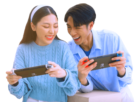 เครื่องเกม Nintendo Switch OLED สีนีออน แดง/ฟ้า_11