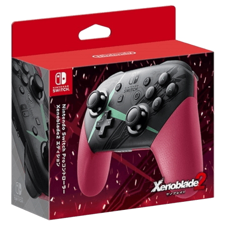 จอยเกมไร้สาย Nintendo Switch Pro Controller Xenoblade Edition สีแดง_5