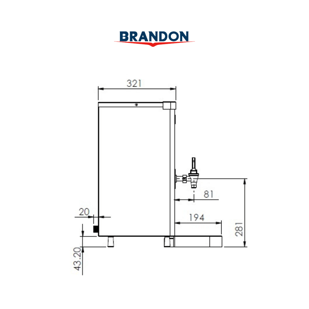 หม้อต้มน้ำร้อนอัตโนมัติ BRANDON WE17_2
