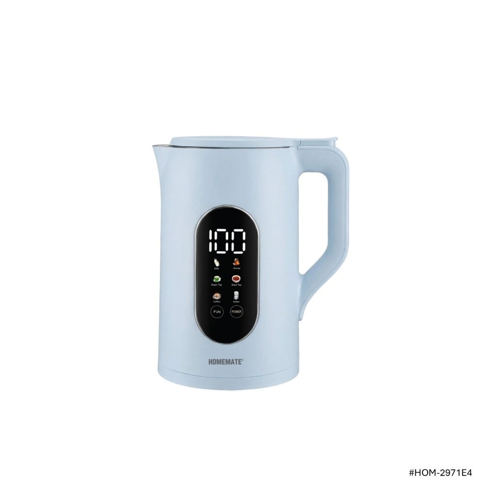 กาต้มน้ำไฟฟ้า DIGITAL COOL-TOUCH HOMEMATE (HOM-2971E4) 1.7 ลิตร สีฟ้า_0