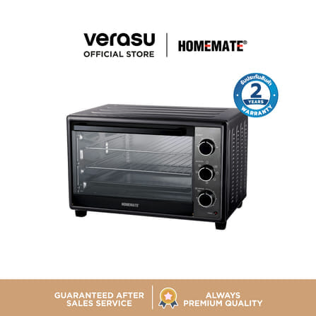 เตาอบไฟฟ้า HOMEMATE (HOM-23R368) ความจุ 36 ลิตร เทา_0