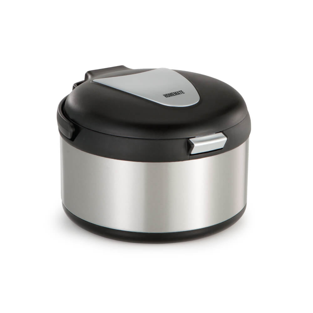 หม้อตุ๋นไร้สาย HOMEMATE (HOM-1235C1) 3.5 ลิตร สีเงิน-ดำ_0