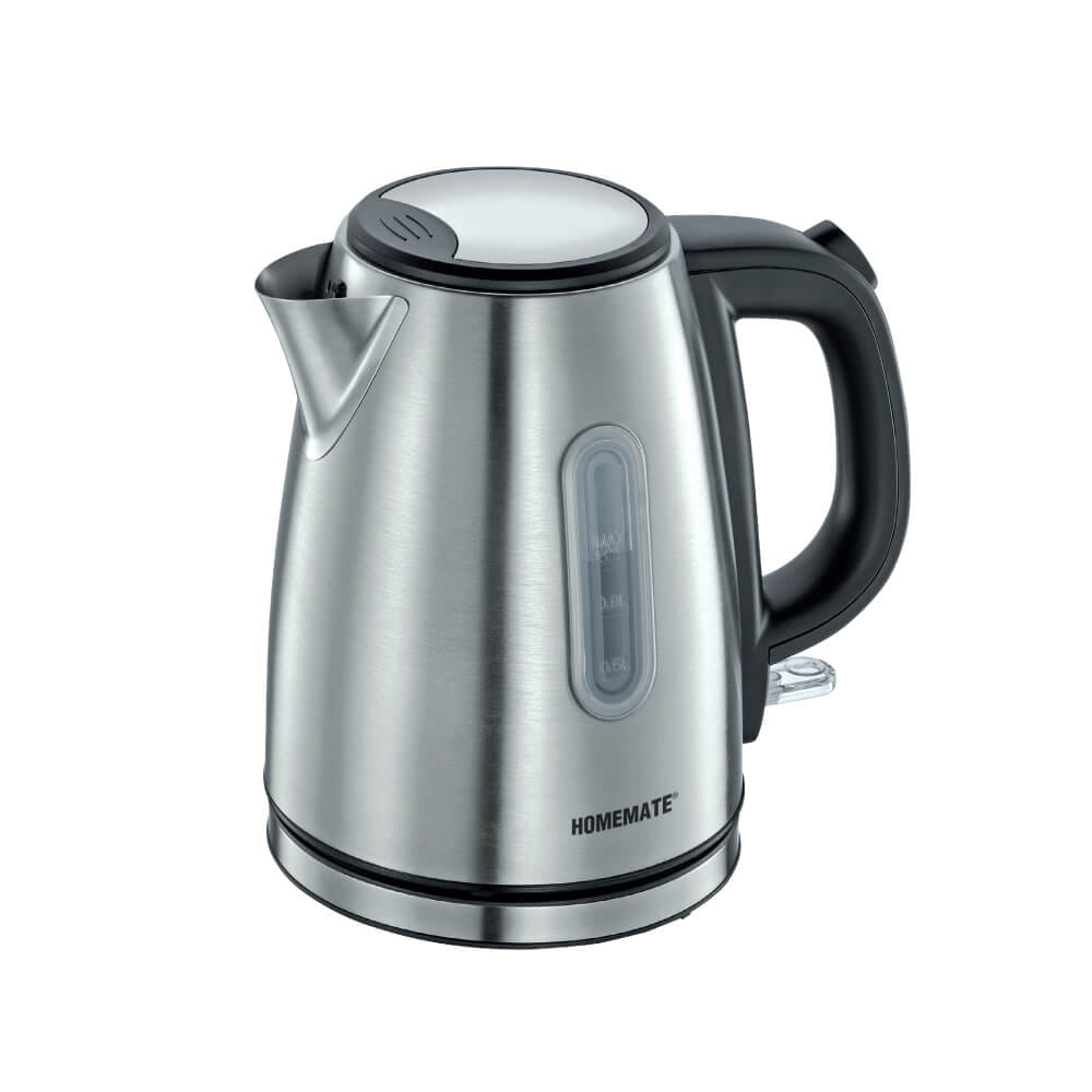 กาต้มน้ำสเตนเลส HOMEMATE (HOM-264031) 1 ลิตร สีเงิน-ดำ_1