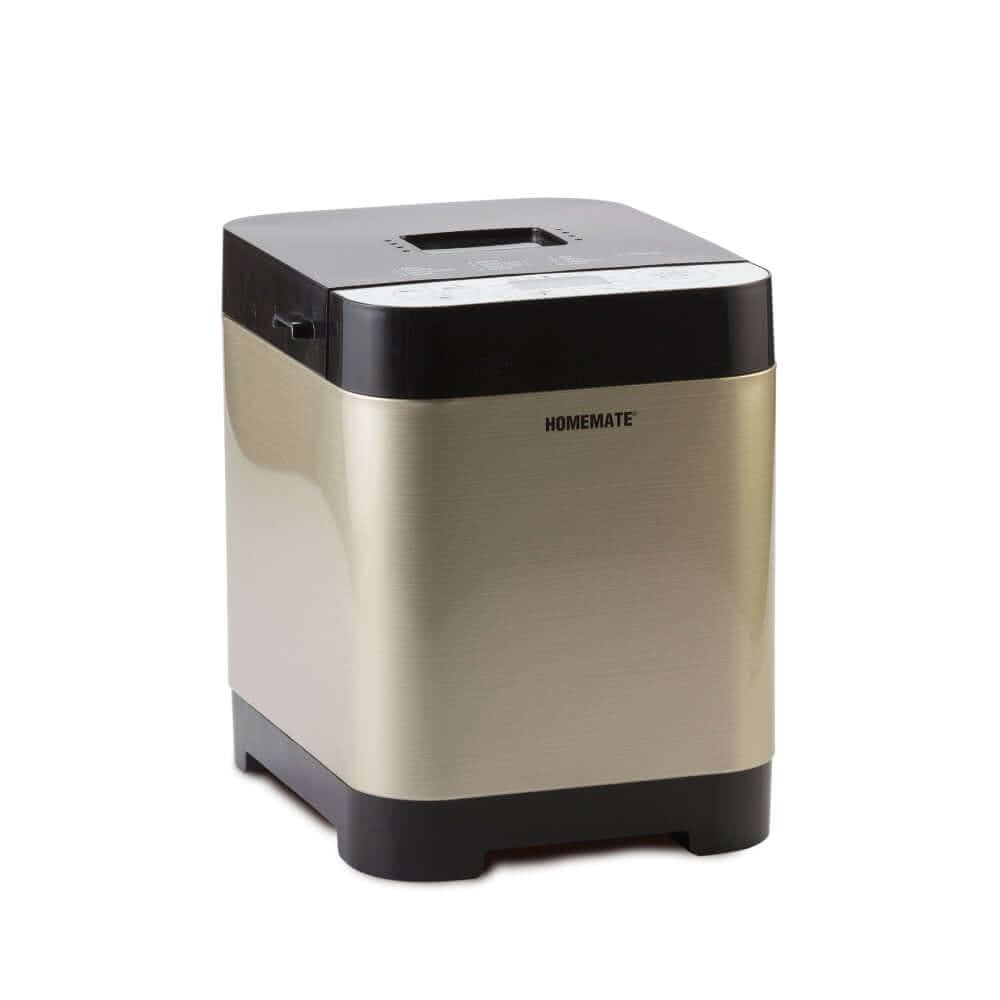 เครื่องทำขนมปังอัตโนมัติ HOMEMATE (HOM-262401) ขนาด 1.5 ปอนด์ สีแชมเปญ_1