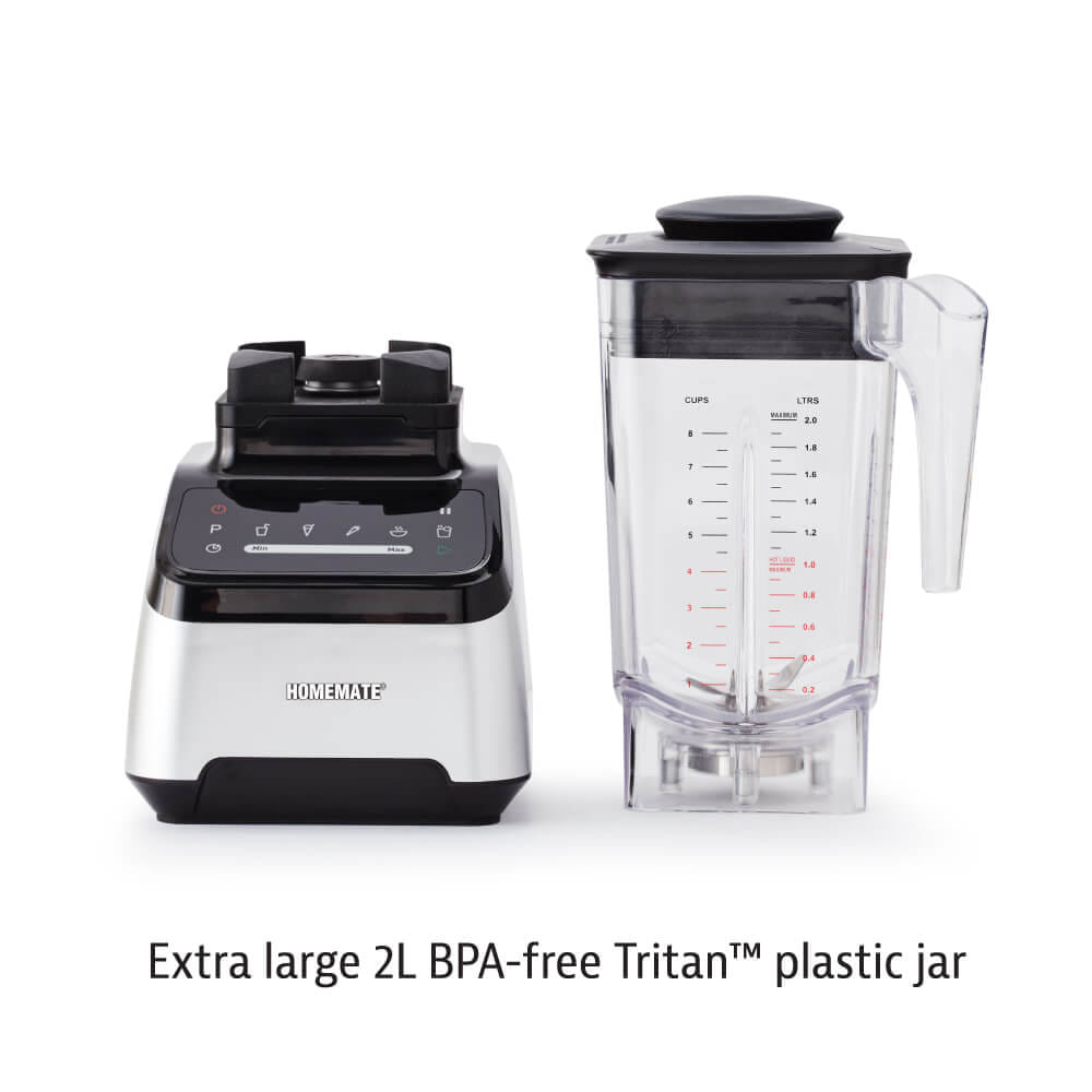 เครื่องปั่นความเร็วสูง HOMEMATE (HOM-301281) ความจุ 2 ลิตร สีเงิน-ดำ_4