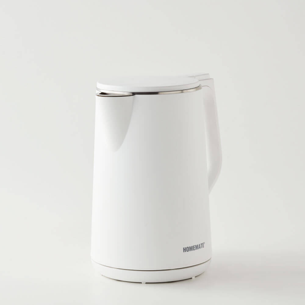 กาต้มน้ำไร้สายผนังสองชั้น HOMEMATE (HOM-264102) 1.5 ลิตร สีขาว_6