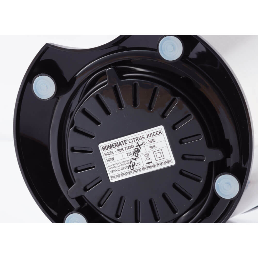 เครื่องคั้นส้ม มะนาว HOMEMATE (HOM-218881) ความจุ 230 มล. สีเงิน-ดำ_7