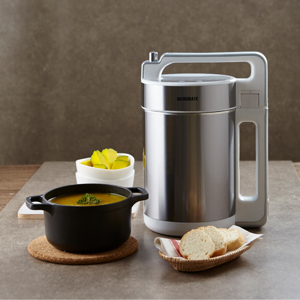 หม้ออเนกประสงค์ Nutripot HOMEMATE (HOM-12DJ12) 1.5 ลิตร สีเงิน_6