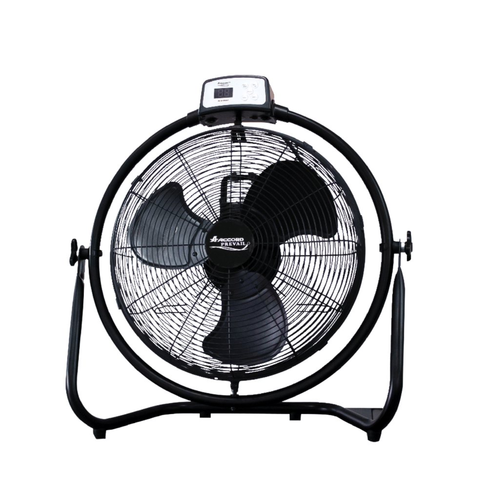 พัดลมอุตสาหกรรมตั้งพื้น 18 นิ้ว Accord Prevail รุ่น AC-18-45HVT สีดำ