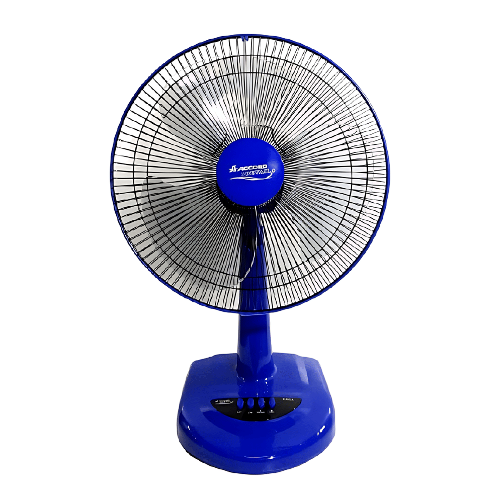 พัดลมตั้งโต๊ะ Accord Prevail 16 นิ้ว รุ่น 16 EURO สีน้ำเงิน