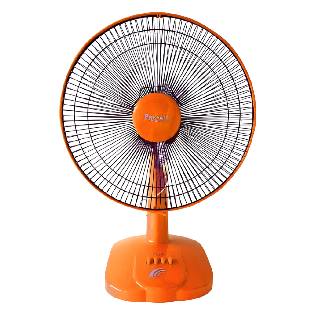 พัดลมตั้งโต๊ะ Accord Prevail 12 นิ้ว รุ่น PV-201 สีส้ม