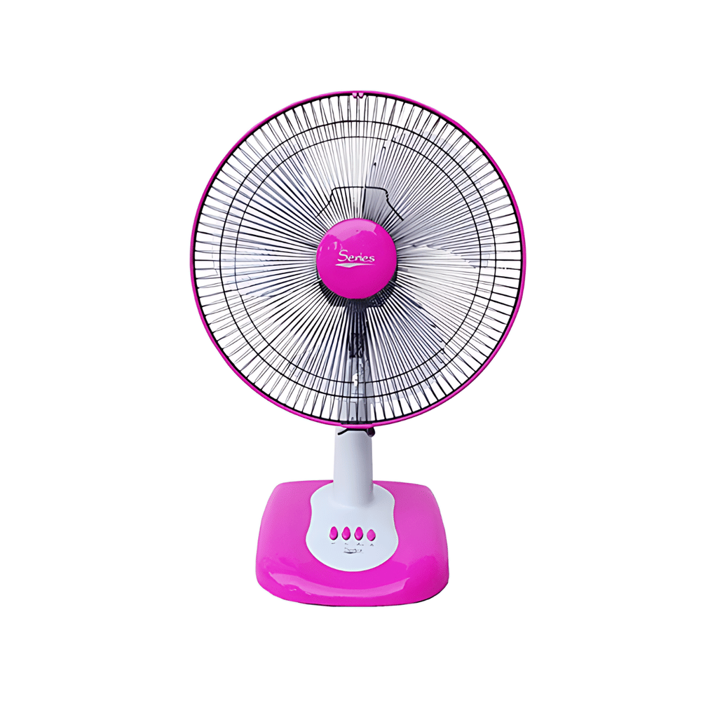 พัดลมตั้งโต๊ะ Accord Prevail 16 นิ้ว รุ่น SR 1016 สีชมพู
