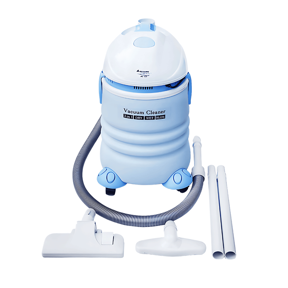 เครื่องดูดฝุ่น-ดูดน้ำ เป่าลม Accord Prevail รุ่น AC-525 (สีฟ้า)