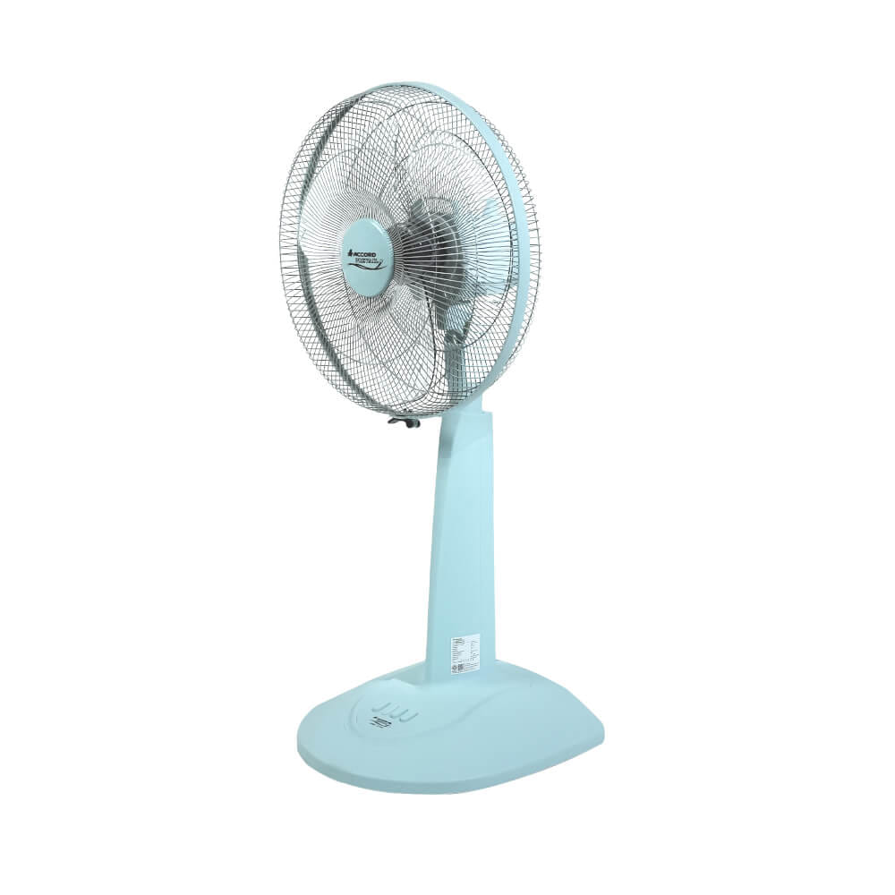 พัดลมตั้งโต๊ะ ACCORD PREVAIL AC-1664 สีฟ้า