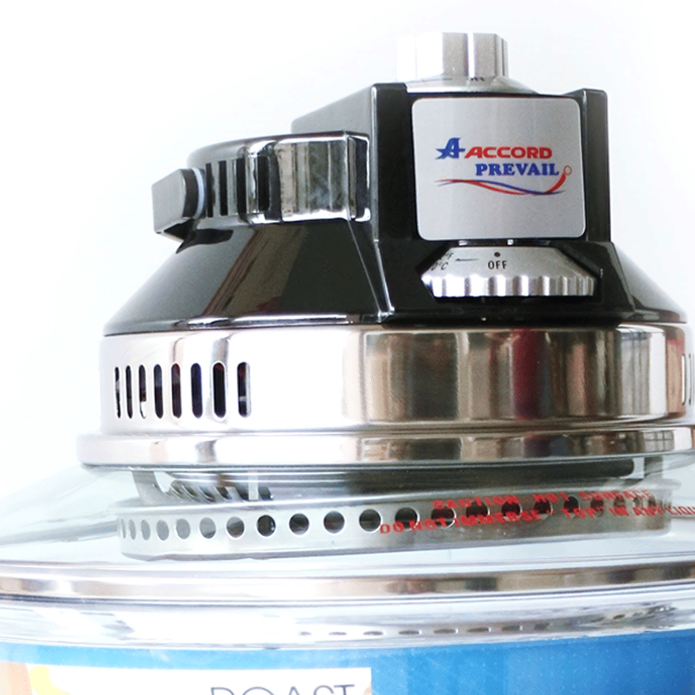 ฝาอบลมร้อน Accord Prevail ขนาด 12 ลิตร รุ่น AC-523 สีดำ