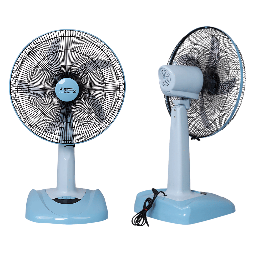  พัดลมตั้งโต๊ะ Accord Prevail 18 นิ้ว รุ่น AC-1881 สีฟ้า