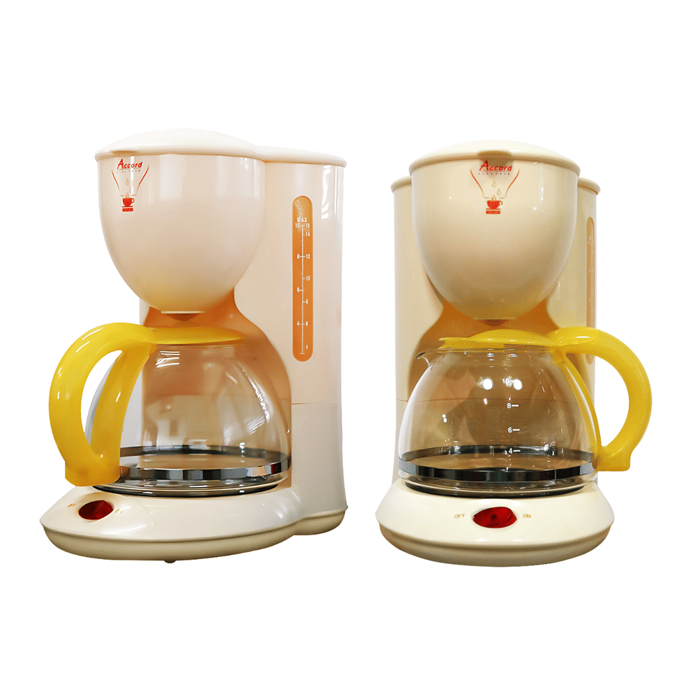 เครื่องชงกาแฟไฟฟ้า Accord Prevail TSK-196A สีครีม