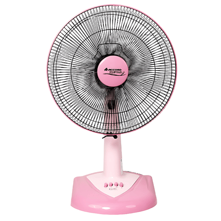  พัดลมตั้งโต๊ะ Accord Prevail 16 นิ้ว รุ่น AC-1661 สีชมพู_0
