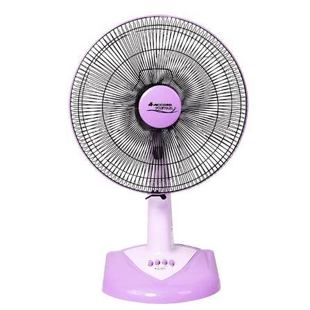  พัดลมตั้งโต๊ะ Accord Prevail 16 นิ้ว รุ่น AC-1661 สีม่วง