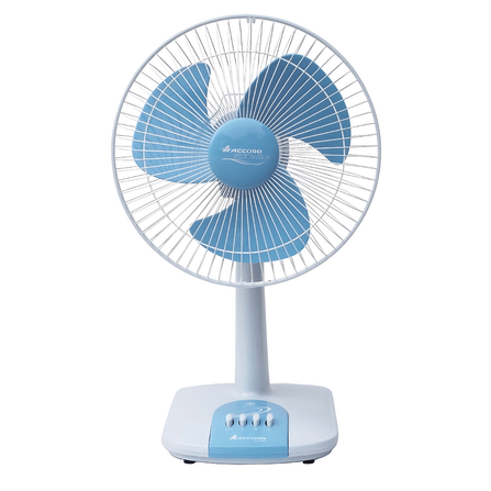 พัดลมตั้งโต๊ะ Accord Prevail 12 นิ้ว รุ่น AC-202 สีฟ้า _0