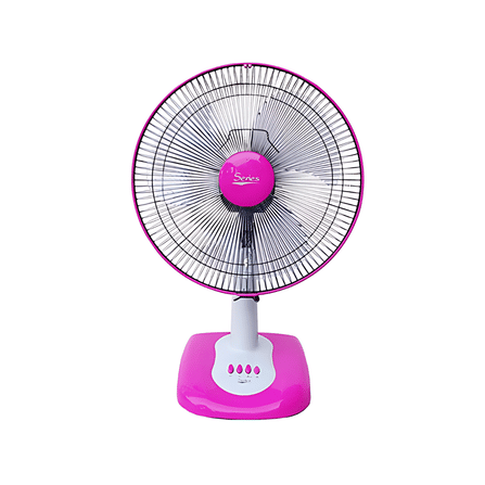 พัดลมตั้งโต๊ะ Accord Prevail 16 นิ้ว รุ่น SR 1016 สีชมพู