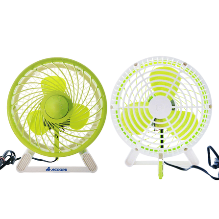 พัดลมตั้งโต๊ะ Accord Prevail รุ่น DT-78 TURBO สีเขียว_4