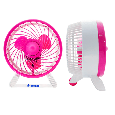 พัดลมตั้งโต๊ะ Accord Prevail รุ่น DT-78 TURBO สีชมพู_4