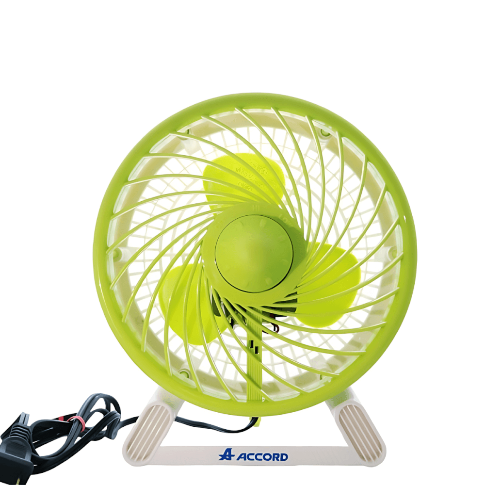 พัดลมตั้งโต๊ะ Accord Prevail รุ่น DT-78 TURBO สีเขียว_1