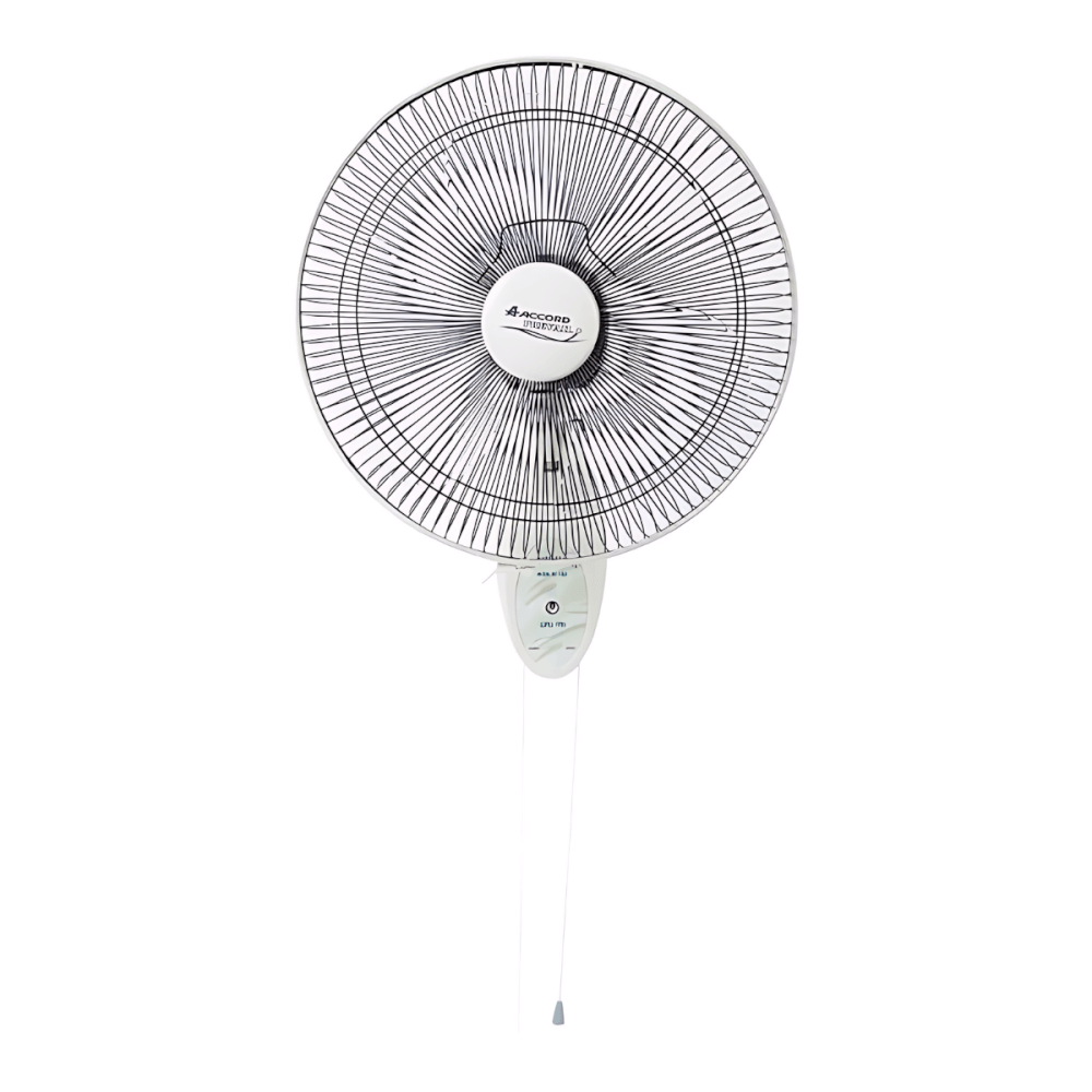 พัดลมติดผนัง16 นิ้ว Accord Prevail แบบ 2 เชือกดึง รุ่น AC-16W สีขาว_1