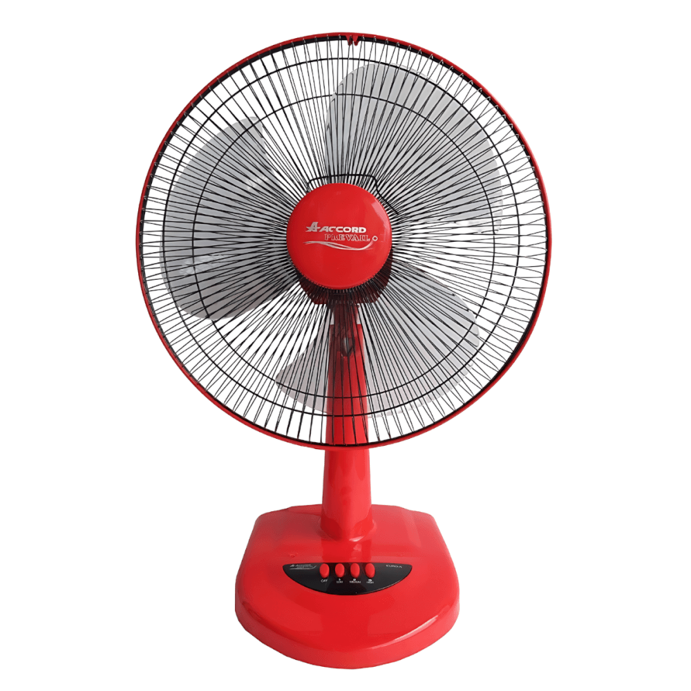 พัดลมตั้งโต๊ะ Accord Prevail 16 นิ้ว รุ่น 16 EURO สีแดง_1