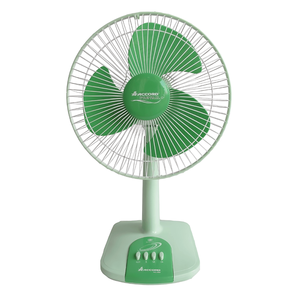 พัดลมตั้งโต๊ะ Accord Prevail 12 นิ้ว รุ่น AC-202 สีเขียว_1