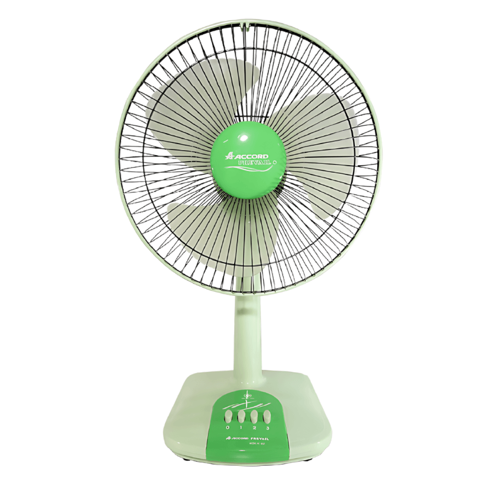 พัดลมตั้งโต๊ะ ACCORD PREVAIL 12 นิ้ว รุ่น AC-203 สีเขียว_1