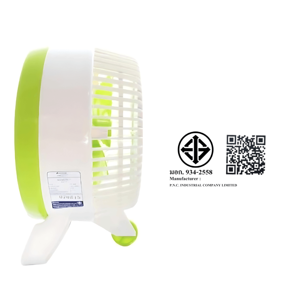 พัดลมตั้งโต๊ะ Accord Prevail รุ่น DT-78 TURBO สีเขียว_3