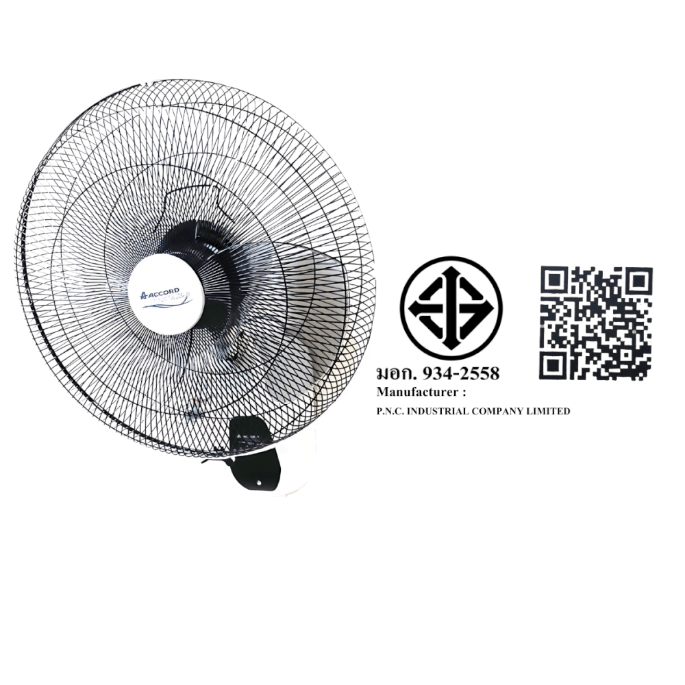 พัดลมติดผนัง 18 นิ้ว ACCORD PREVAIL รุ่น AC-45WF สีขาว_4