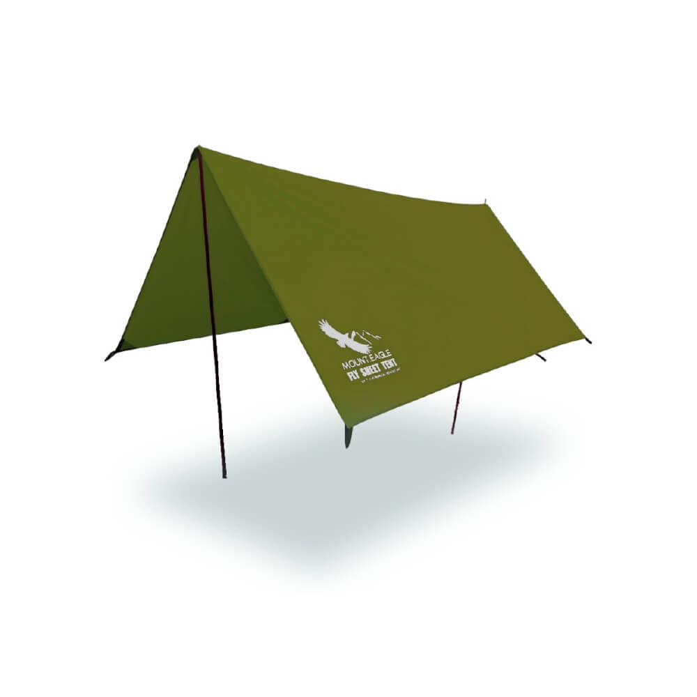 ฟลายชีตพร้อมเสา THAI ADVENTURE FLY100-005D ขนาด 3*3 เมตร สีเขียวขี้ม้า