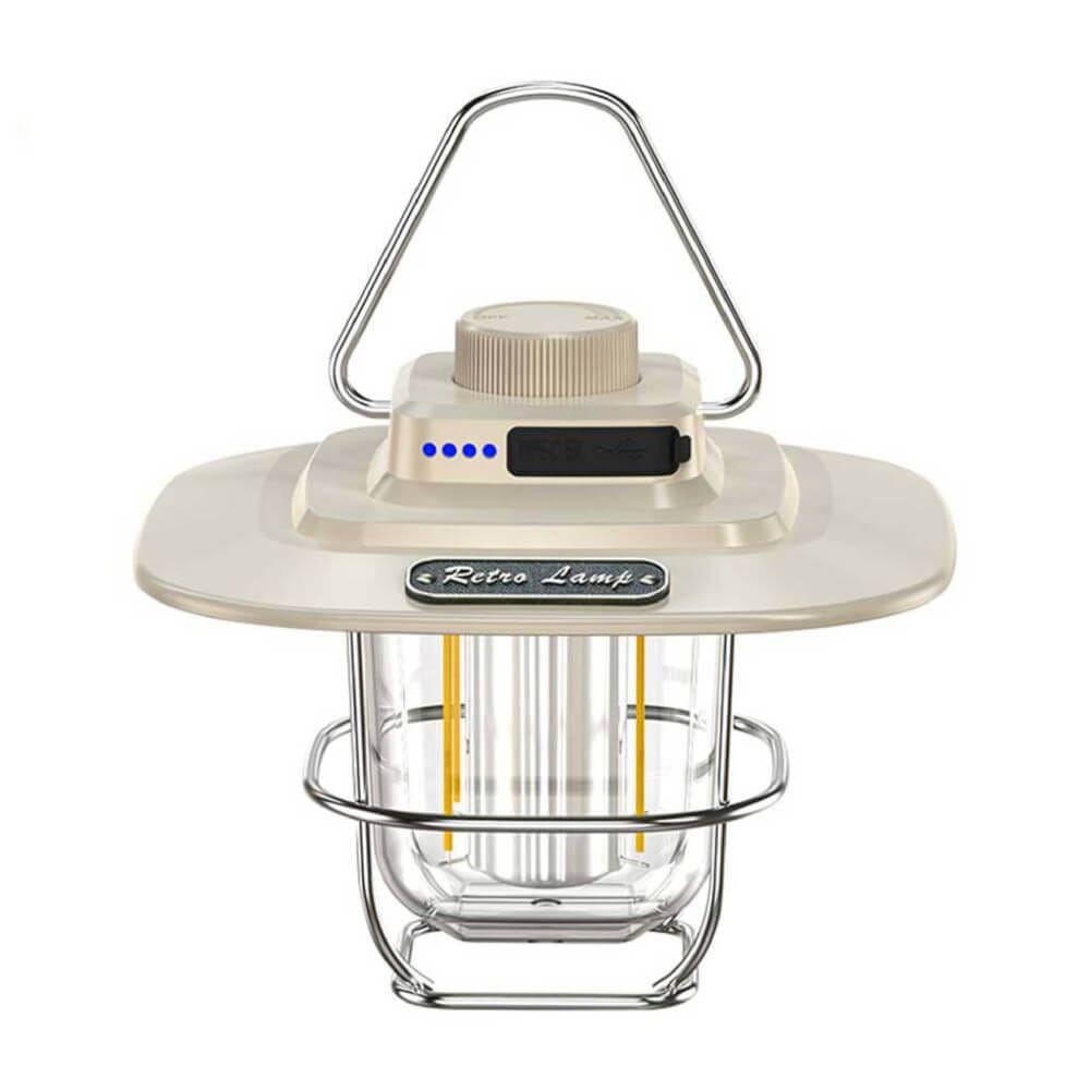 ตะเกียงไฟวินเทจ LED THAI ADVENTURE รุ่น RETRO LAMP สีครีม_0