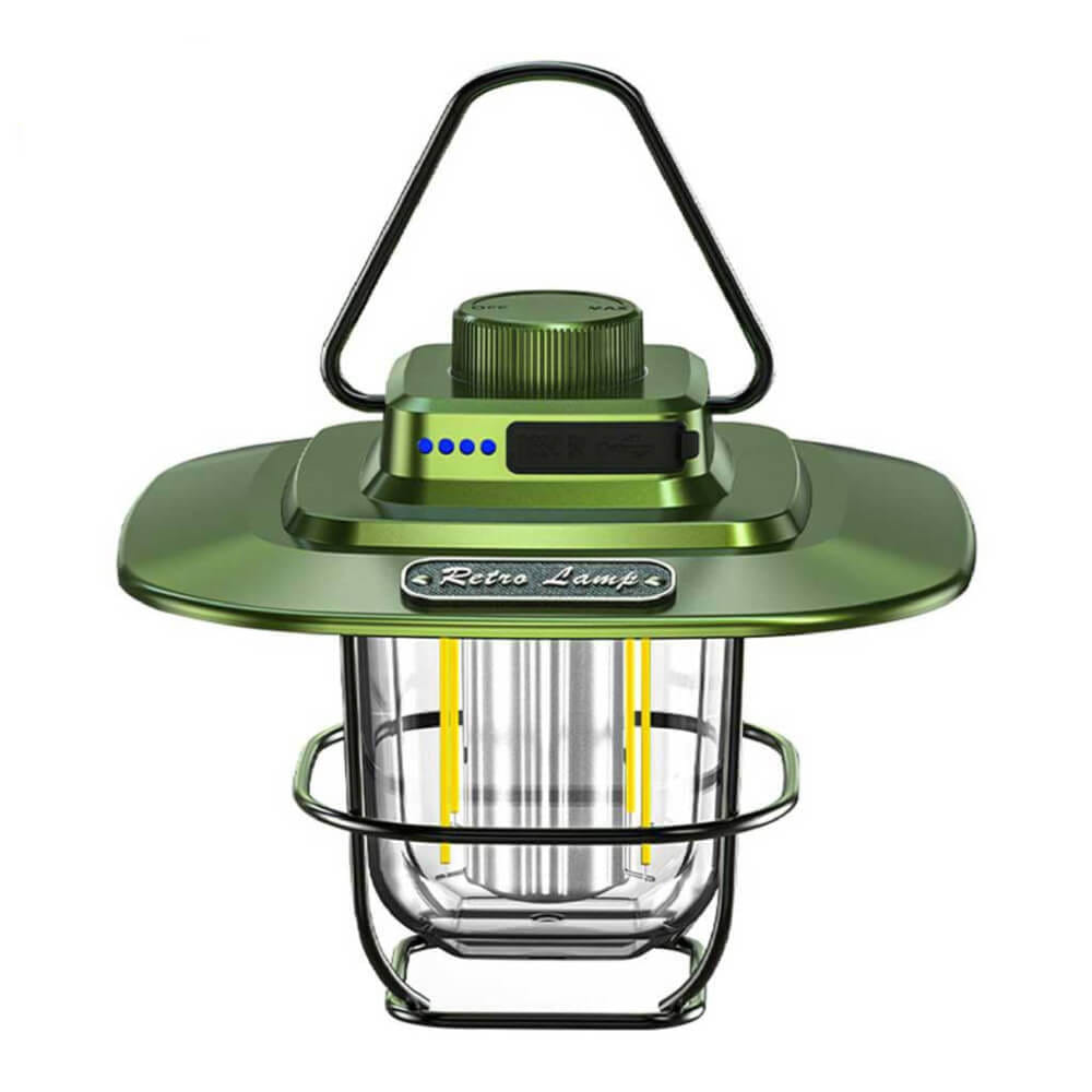 ตะเกียงไฟวินเทจ LED THAI ADVENTURE รุ่น RETRO LAMP สีเขียว_0
