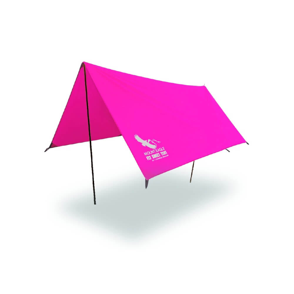 ฟลายชีตพร้อมเสา THAI ADVENTURE FLY100-005D ขนาด 3*3 เมตร สีชมพู_1