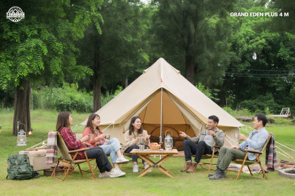เต็นท์กระโจมไร้เสากลาง THAI ADVENTURE รุ่น GRAND EDEN PLUS+ (แถมฟรี ฟลายชีท)