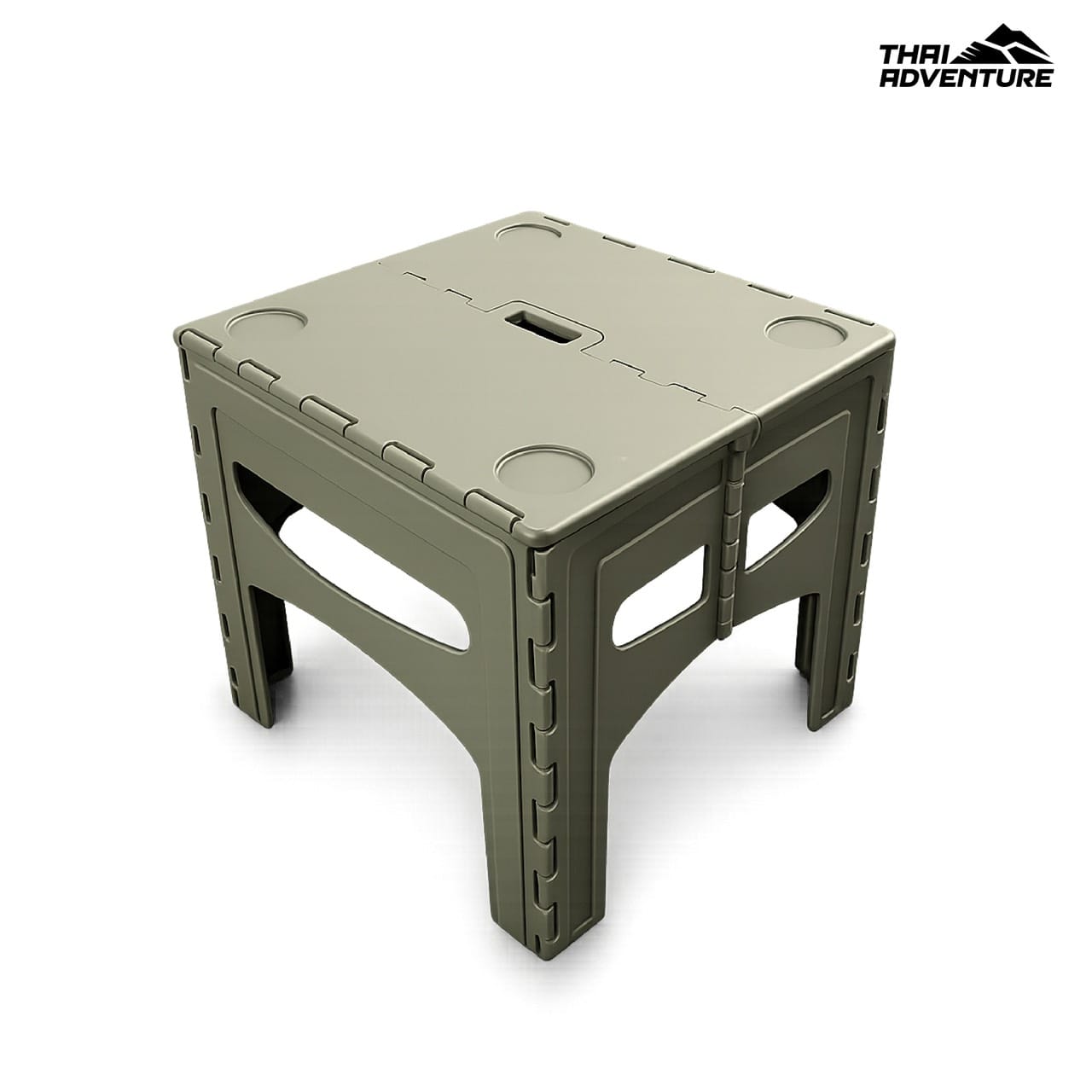 โต๊ะพับแคมป์ปิ้ง THAI ADVENTURE รุ่น FOLDING TABLE (B)  45*46*55 ซม. สีเขียว_6